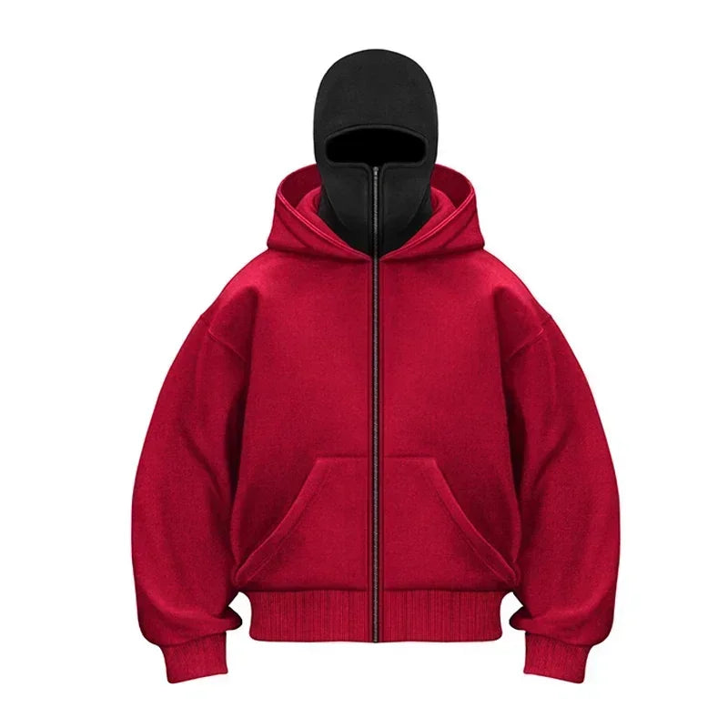 Two-Tone Balaclava Sweatshirt β Dual Edition