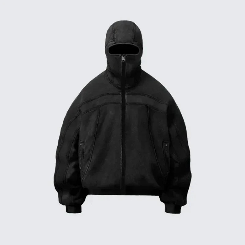 Y2K Balaclava “Hero” Sweatshirt – Hip Hop Streetwear Style