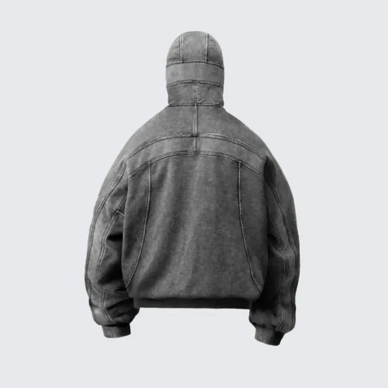 Y2K Balaclava “Hero” Sweatshirt – Hip Hop Streetwear Style