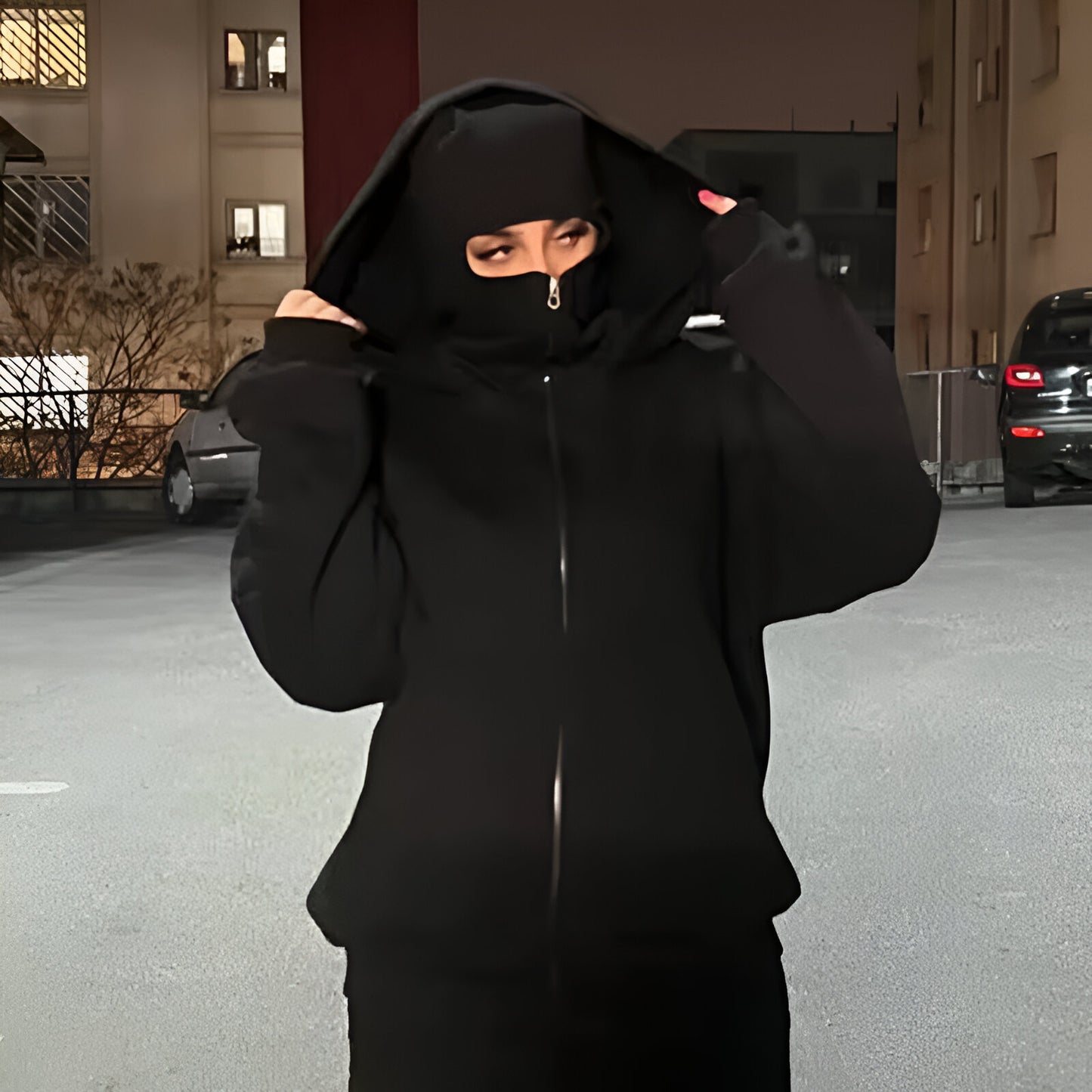 Balaclava Ninja Sweatshirt β Japanese Streetwear Style